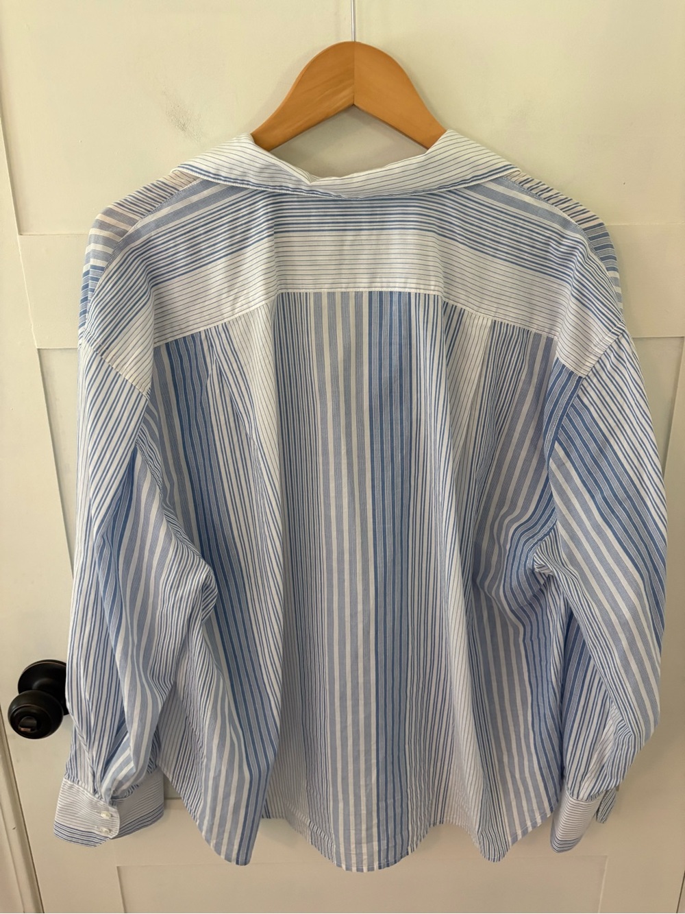 Madewell Notch Collar Popover Shirt. Size XL. - Picture 6 of 10